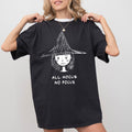All Hocus No Pocus Witch Skeleton Halloween Spooky Meme Party Graphic Comfort Colors Tee