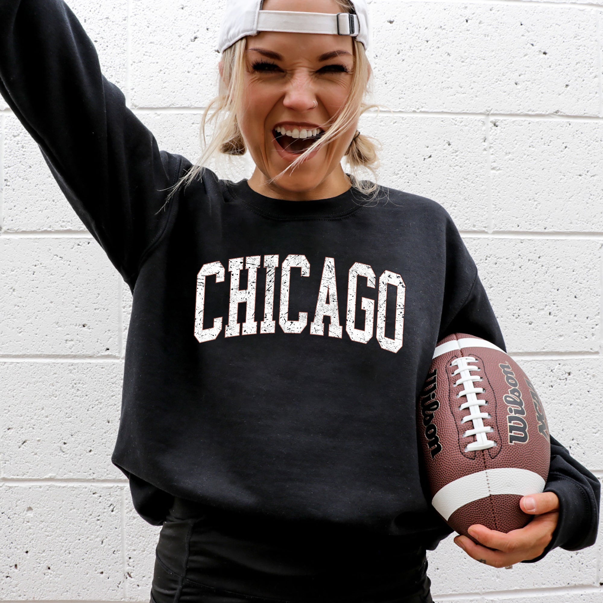 Chicago Football Spirit For Game Day Tailgating At University College Stadium State Pride Sweatshirt