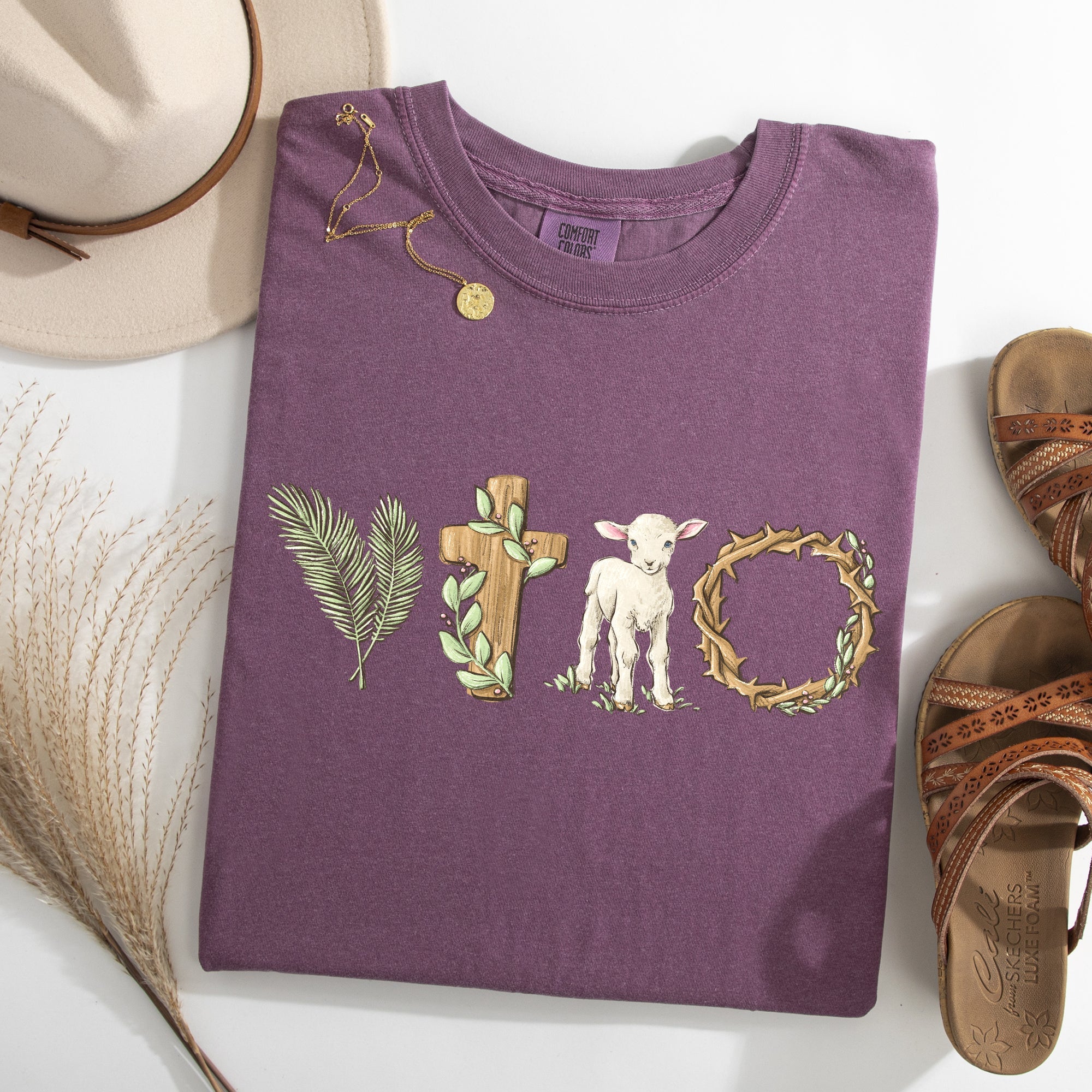 Christian Easter Gospel Bunny Jesus Rabbit Faith Holiday Religious Devotional Comfort Colors Tee