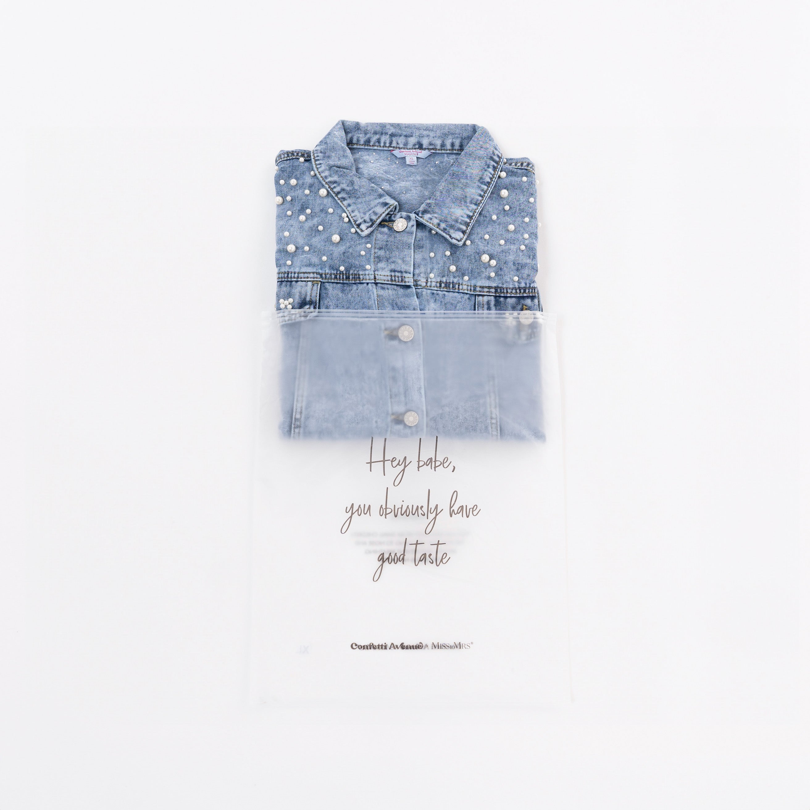 Embroidered Denim Jacket - Wifey