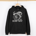 Hiss Off Cat Halloween Witch Vintage Edition Boldly Spooky Collector's Favorite Graphic Hoodie