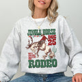 Jingle Horse Rodeo Christmas Cowboy Santa Xmas Western Country Holiday Sweatshirt