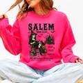 Salem Book Club Rocking Chair Retro Classic Vintage Halloween Reading Books Sweatshirt
