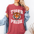 Tiger Pride Football Game Day Big Game Touchdown Tailgate Party Comfort Colors Tee