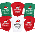 Most Likely To Christmas Family Holiday Memories And Cozy Gatherings Comfort Colors Tee