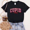 Cupid Vibes Collegiate Love Valentine's Day Theme Vintage Inspired Campus Graphic Tee
